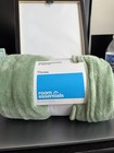 New Room Essentials Plush Fleece Throw Blanket Light Green Size 50 x60 