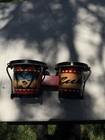 Wood Bongo Hand Drum Set- Wood Bongo Percussion Instrument And Maracas  