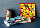 Dollhouse Miniature 1 12 Scale - Captain America Game - Game Box And Game Board