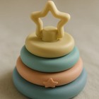 Toddler Soft Building Blocks Fun Stacking Pastel Shape Set Sensory Baby Toy