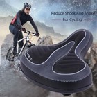 Extra Wide Gel Bike Seat For Big Bum - Super Soft Comfort Air Cushion Saddle Pad