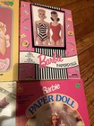 Vintage 1990s Lot Of 4 Barbie Uncut Paper Dolls-golden Books
