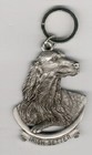Irish Setter Pewter Large Sturdy Key Ring Chain Keyring