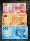 Kyrgyzstan Set Of 20  50  100 Som 2023 2024 P New Banknote World Paper Money Unc