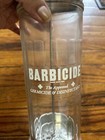 Vintage Barbicide Glass Container Germicide Disinfectant Barber Jar 11 1 2
