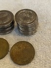Vtg Lot Of 23 Ryko Car Wash 1 One Large Trade Tokens Coins Silver Tone   2 Brass