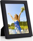 Wood Picture Frame 6x8 Inches Home Glass Photo Frames Display Wall Mount Black