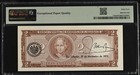El Salvador 2 Colones 1972 P116a Serie Ab Ngc 64 Ch  Unc Epq X Low Serial Number