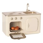 Maileg Miniature Kitchen Dollhouse Furniture Metal Sink Oven Toy