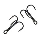 Saltwater Treble Hooks 200pcs  Strong Sharp Hooks  Split Rings  Silver
