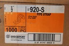 920-s Bridgeport 1 2   One Hole Emt Pipe Strap New   Master Pack 1000 Pieces 