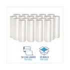 Boardwalk High-density Can Liners  16 Gal  6 Mic  24  X 33   Natural  1000 ct