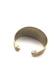 Vintage Kuchi Cuff Bracelet Afghan Tribal Engraved Brass Gypsy Bangle Boho 62 2g