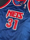 Vintage Champion New Jersey Nets Ed O bannon  31 Basketball Jersey Size Medium