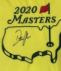 Dustin Johnson Signed Autograph Brand New 2020 Masters Flag W beckett Bas