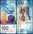 2018 Switzerland Swiss 100 Francs P-77a New Unc Banknotes