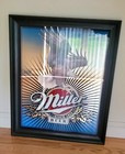 Vintage Miller Beer American Bald Eagle Bar Pub Restaurant Mirror 30x24 