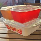 Pyrex Friendship 8pc Fridgie Set   Beautiful Set  See More  Description   Pics