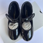 Weissman W2600 No Tie Tap Shoe Shiny Black Patent Child Size 9 Cm Worn One Time