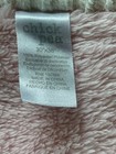Chick Pea Baby Blanket Pink White Ribbed Trim Girl Lovey Plush Soft 30 X 36 
