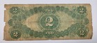 1917  2 Legal Tender Two Dollar Red Seal Large Size Circulated Nice Type  t289