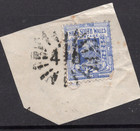 Nsw    418 Numeral   Starburst Postmark On Qv 2d  Stamp On Piece