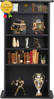 Multimedia Storage Cabinet Dvd Rack Book Shelf Organizer Stand Audio Media Tower