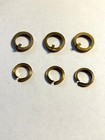 Old Stock Vintage Olds Trumpet   Cornet Metal  Brass Valve Guides Set Of 3