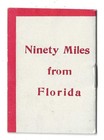 Havana  Cuba - Ninety Miles From Florida - Early Tiny Booklet - Ca  1950 s