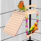 Bird Parrot Perch Parakeet Cage Accessories Swing Budgies Cockatiels Lovebirds  