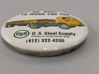 Vintage U s  Steel Uss Truck Pocket Mirror Advertising 