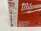 Milwaukee M12 Cordless 4-tool Combo Kit Screwdriver Ratchet Inflator 2492-24