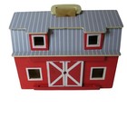 Melissa   Doug Barn Box Fold And Go Wooden Portable Toys For Kids And Toddlers