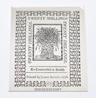 1776 20 Shillings Delaware Colonial Currency Silver Plate Note Copy 31 5g  3271