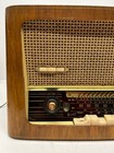 Vtg C1950s Aja Model 5842 West German Tube Radio Am Fm Sw Powers On As Is