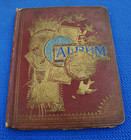 Antique Scrapbook Album 100  Trade Cards Advertisement  Calling Cards 100 scraps