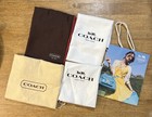 Coach Dust Bag Drawstring Cover 19   x14    15   x14    16   x13    Shopping Bag Lot Of 5