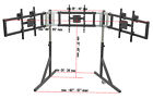 Simfab Triple Monitor Stand For Sim Racing And Flight Simulation  24  To 55 
