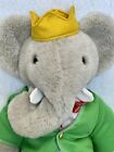 Vintage 1977 Babar The Elephant King Plush 18in Eden Toys Inc