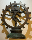 Vintage  antique   Dancing Shiva Bronze