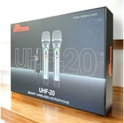 Idolpro Uhf-20 Dual Wireless Microphone Set With Rechargeable Receiver -new 2025