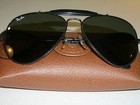 1980 s 58  14mm Vintage B l Ray Ban Black G15 Uv Outdoorsman Aviator Sunglasses 