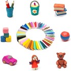46 Color Oven Bake Modelling Polymer Clay Block Moulding Sculpey Toy Tool Set Us