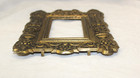 Vintage Victorian Style Pressed Tin Hanging Thin Picture Frame Ornate
