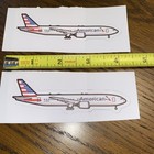 2 Pieces - American Airlines Vinyl Sticker Cellphone Water Bottle Pilot Gift 4   