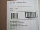 Drive Overbed Table Non-tilt Top Walnut 28 To 45  Height Range Model 13067