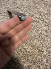 Navajo Indian Sterling Silver Turquoise Bookmark By Bruce Wood