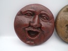 Vintage Cast Iron Man On Moon Face  3 Pack  Lot 5 1 2  Celestial Carnival