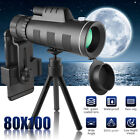 80x100 Zoom Day low Night Vision Hd Monocular Starscope Monocular Telescope Bak4