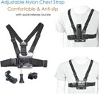 Insta360 Camera Accessory Kit Universal Chest Strap Mount Head Mount Wrist Strap
